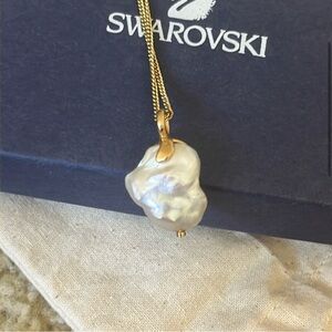 Monica vinader baroque pearl pendant